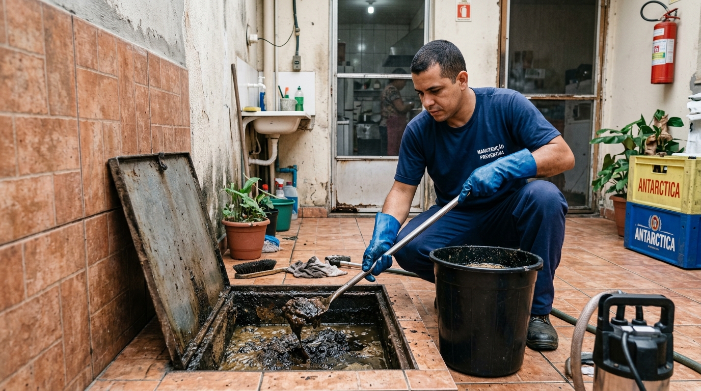 Limpeza de Caixa de Gordura perto de mim em Taubaté‑SP